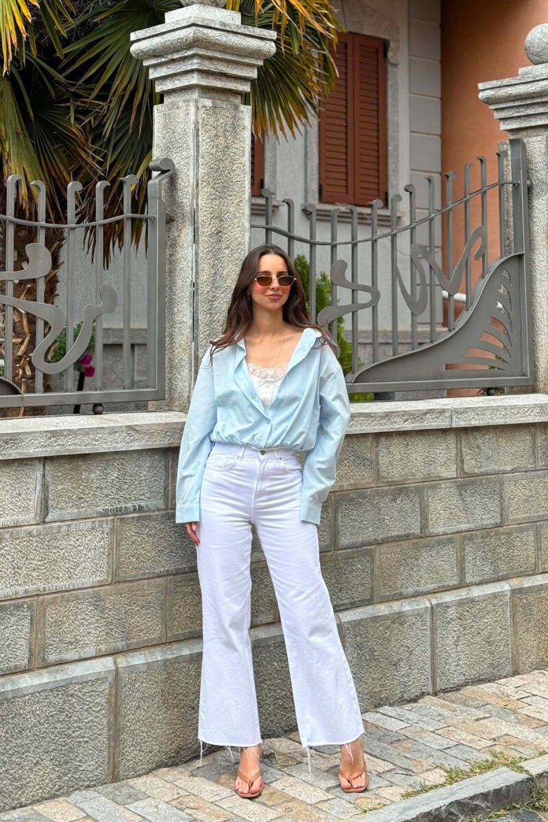 2 IN 1 SHIRT+TANK TOP WOMEN SET LIGHTBLUE/BZ - 5