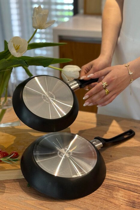 2 PIECES FRYING PAN SET 20-24 CM BLACK/ E ZEZE - 3