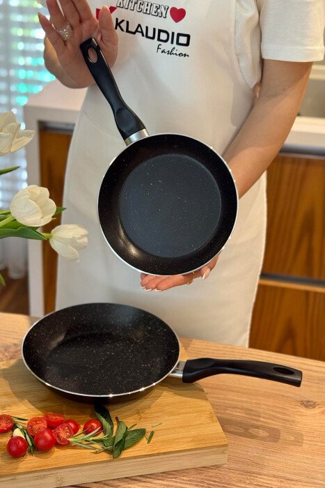 2 PIECES FRYING PAN SET 20-24 CM BLACK/ E ZEZE - 2