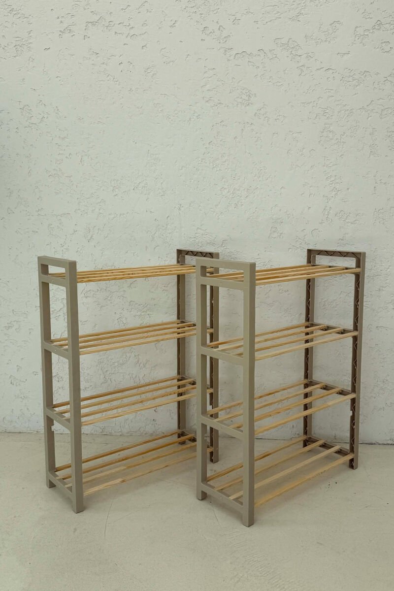 4-TIER SHELF 2-PACK (1+1 FREE) BEIGE/BEZHE - 3