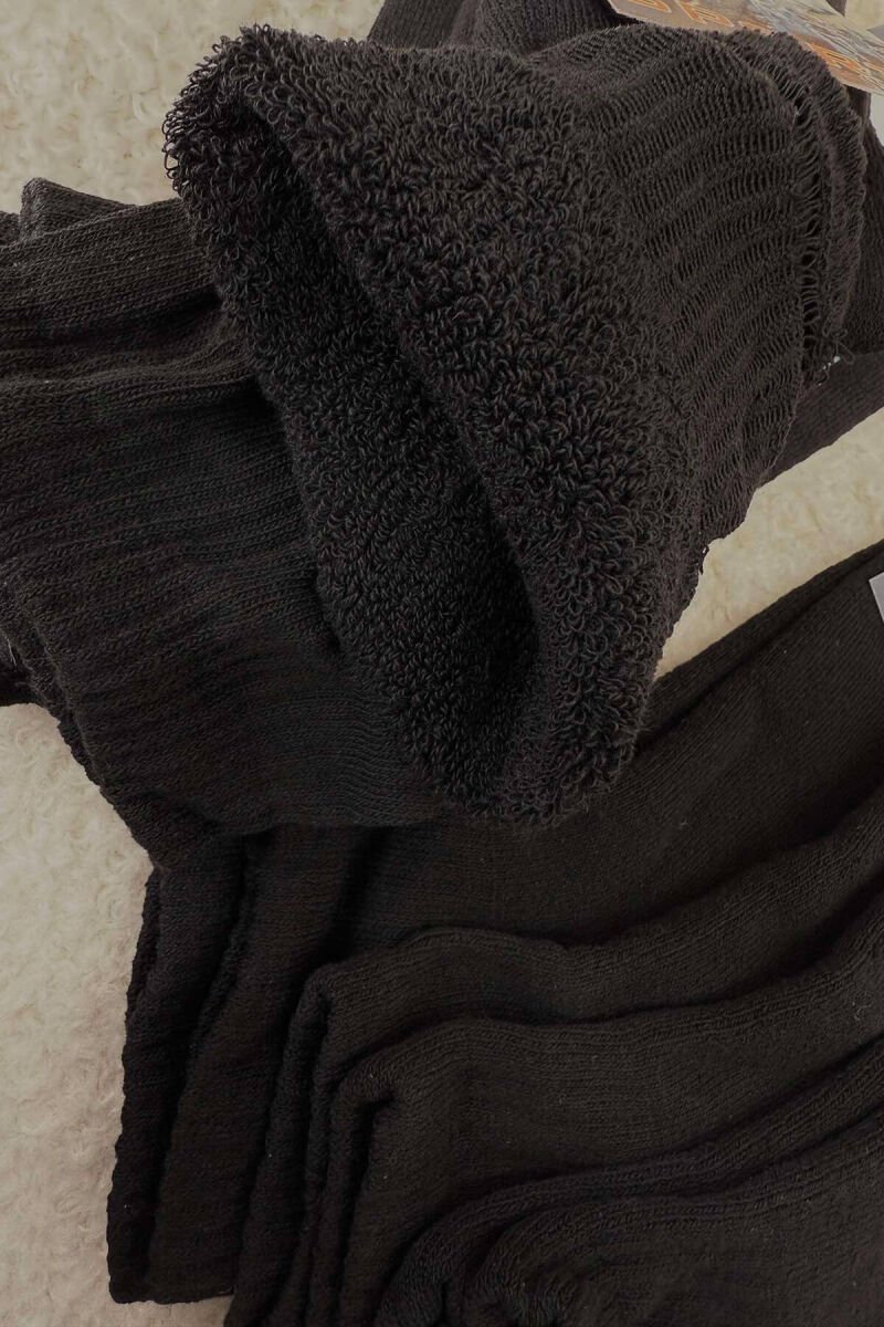 6 PAIR COSY MEN SOCKS BLACK/ E ZEZE - 4