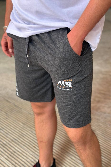 AIR FORCE MEN SHORTS DARK GREY/GEE - 4