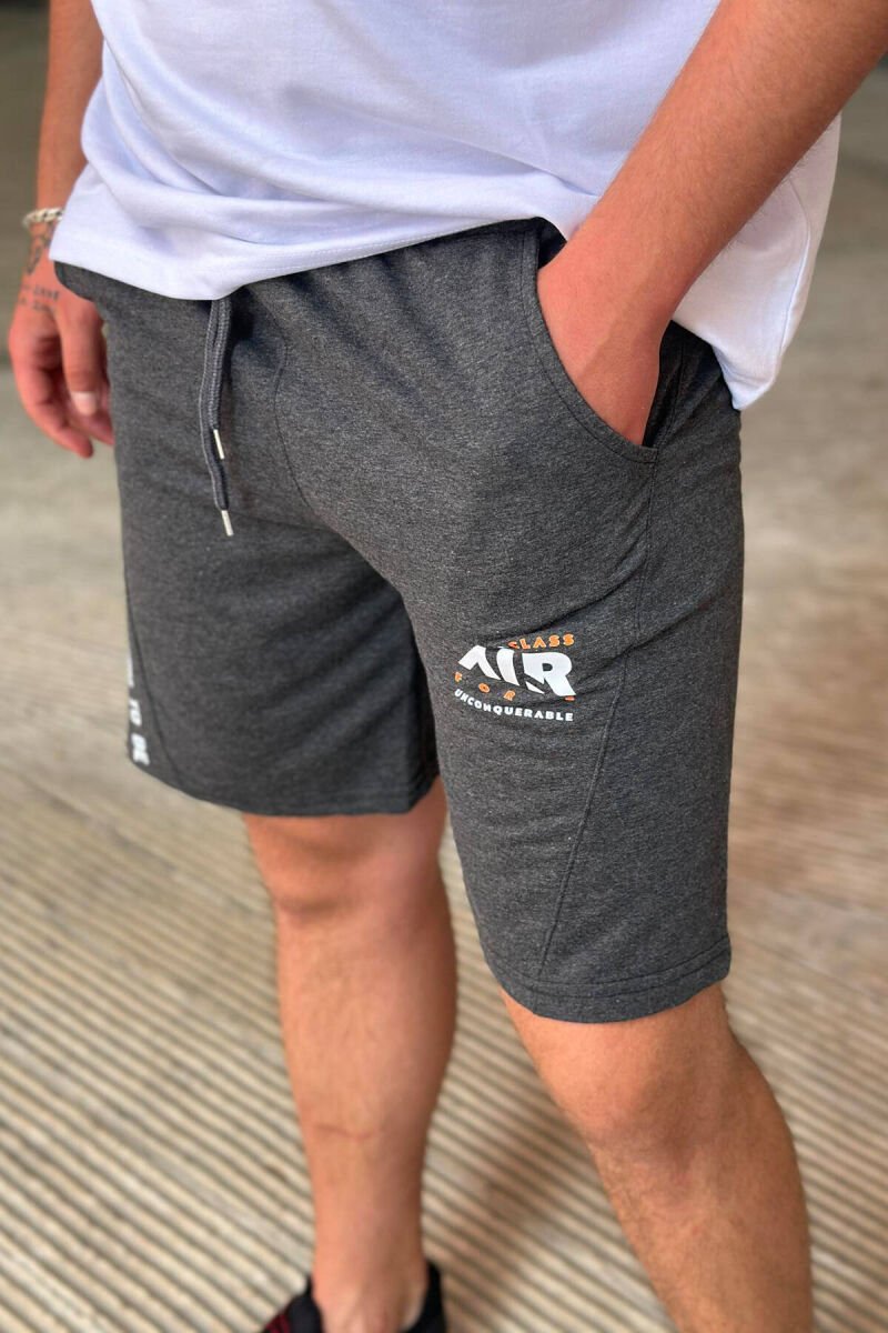 AIR FORCE MEN SHORTS DARK GREY/GEE - 4