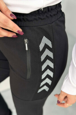 ARROW DESIGN WOMAN SWEATPANTS BLACK/ E ZEZE - 5