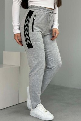 ARROW DESIGN WOMAN SWEATPANTS GREY/GRI - 1