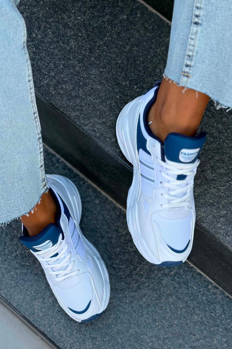 ATLETE ME PLATFORME PER FEMRA NE NGJYRE TE BARDHE ME BLU - 3