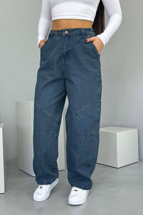XHINSE BALON NJË NGJYRËSHE PËR FEMRA NË NGJYRËN BLU - KLAUDIO FASHION