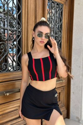 BLACK CORSSET WOMAN BLACK/ E ZEZE - 2