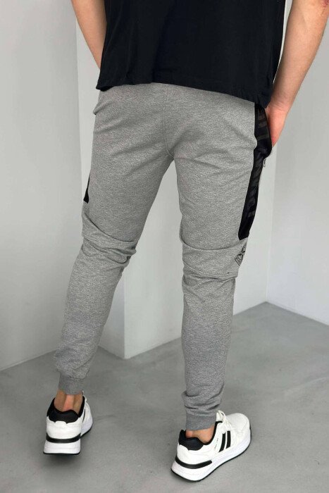 BLACK LINES COTTON MEN SWEATPANTS GREY/GRI - 3