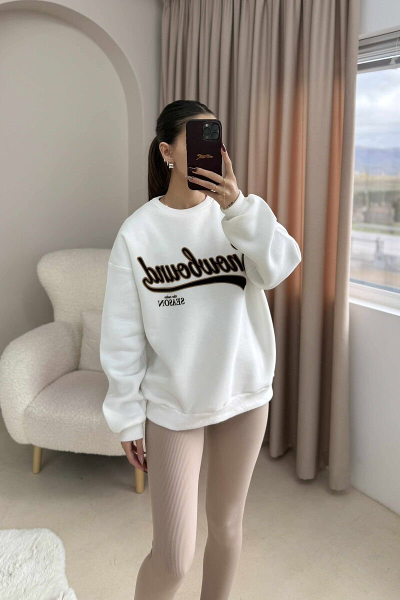 BLUZE ME PUSH DHE JAKE TE RRUMBULLAKET PER FEMRA NE NGJYRE TE BARDHE - 3