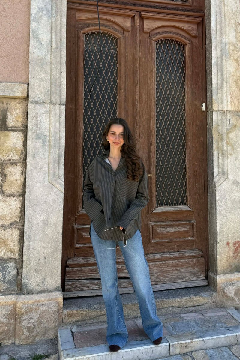BLUZE ME VIJA DHE XHEP PER FEMRA NE NGJYRE JESHILE TE ERRET - 6
