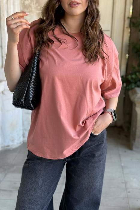 T-SHIRT NJE NGJYRESH PER FEMRA NE NGJYRE UTHULL+ 6 PALE ÇORAPE DHURATE - 4