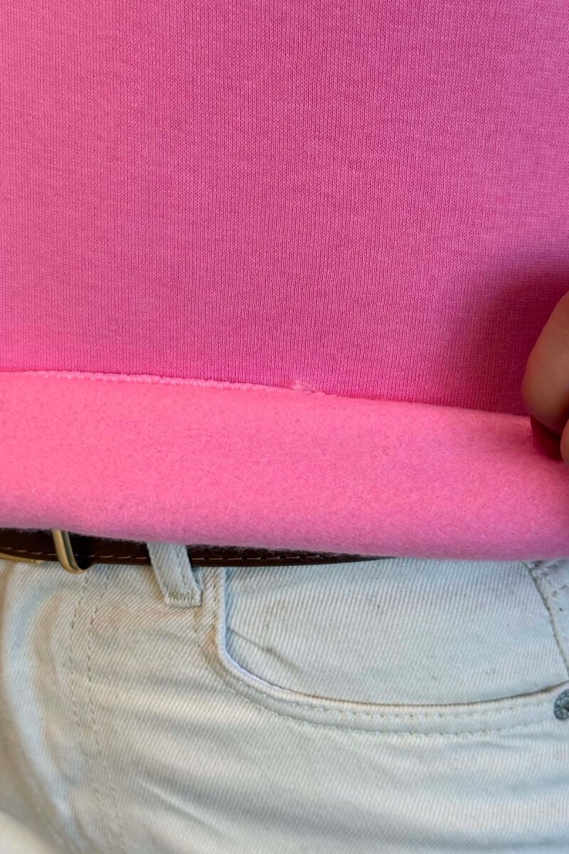 BLUZE NJE NGJYRESHE ME PUSH PER FEMRA NE NGJYRE ROZE - 5