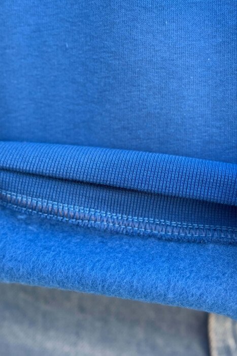 BLUZE NJE NGJYRESHE ME PUSH PER MESHKUJ NE NGJYRE BLU - 4