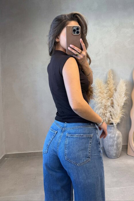 BLUZE PA MENGE ME GJYSEM GOLF PER FEMRA NE NGJYRE KAFE - 2