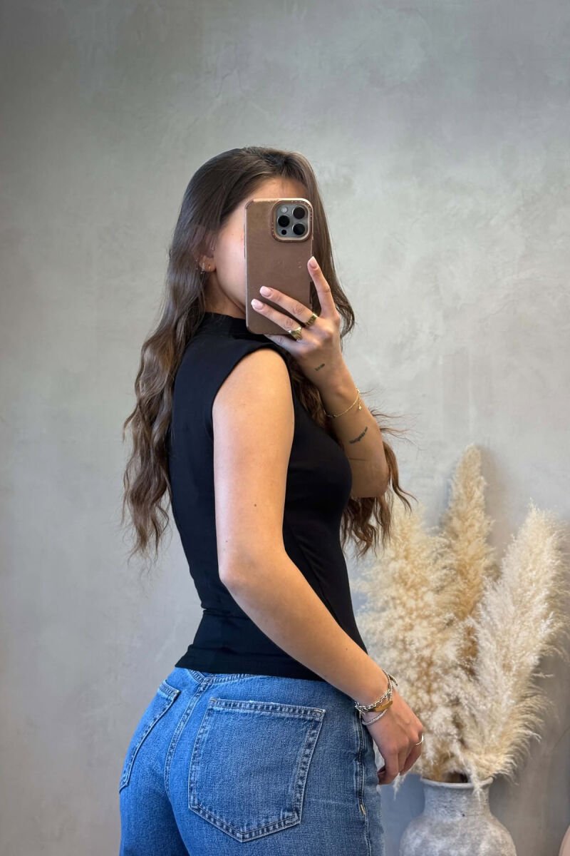 BLUZE PA MENGE ME GJYSEM GOLF PER FEMRA NE NGJYRE TE ZEZE - 4