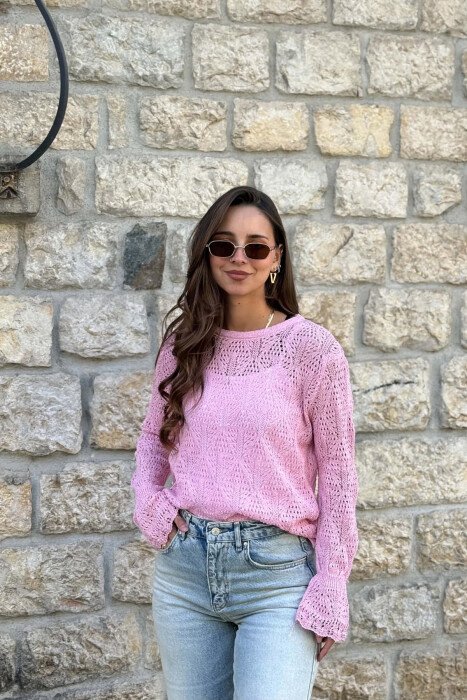 BLUZE PER FEMRA NE NGJYRE ROZE - 1