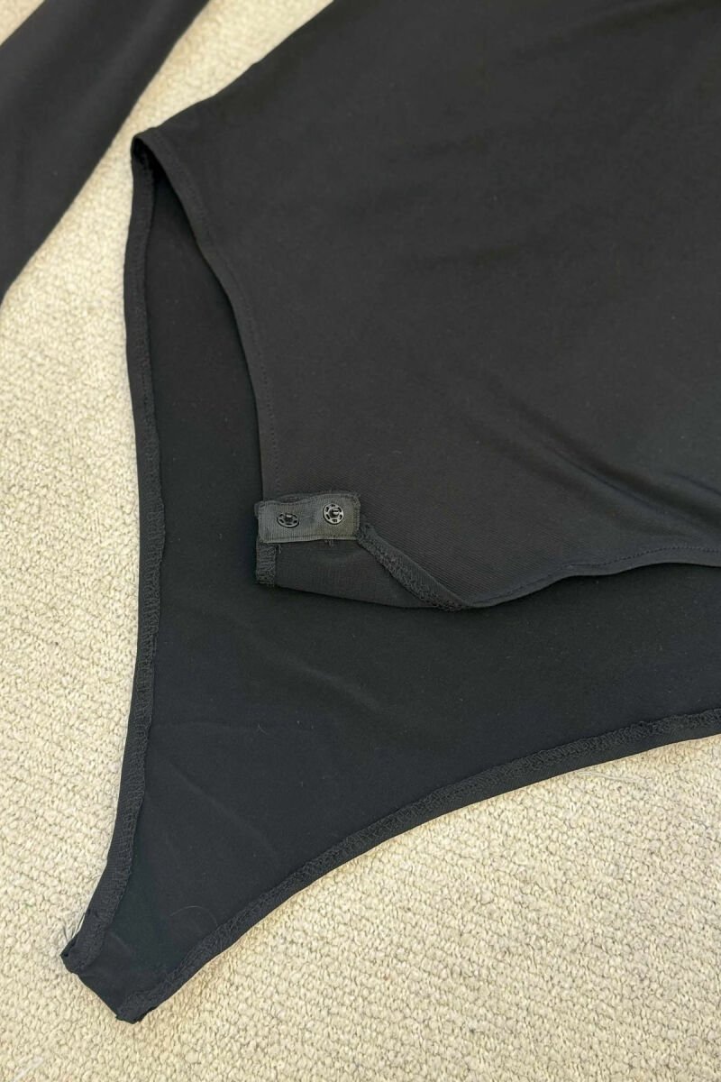 BODY ME NJË MËNGË PËR FEMRA NË NGJYRËN E ZEZË - 5