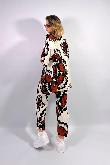 BOHO STYLE WOMEN SET ORANGE/PORTOKALLI - 8