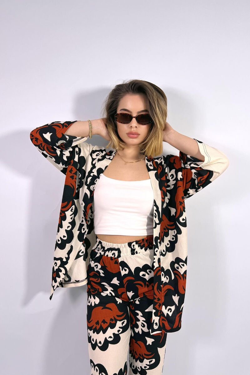 BOHO STYLE WOMEN SET ORANGE/PORTOKALLI - 9