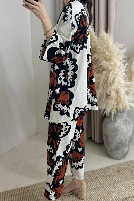 BOHO STYLE WOMEN SET ORANGE/PORTOKALLI - 3