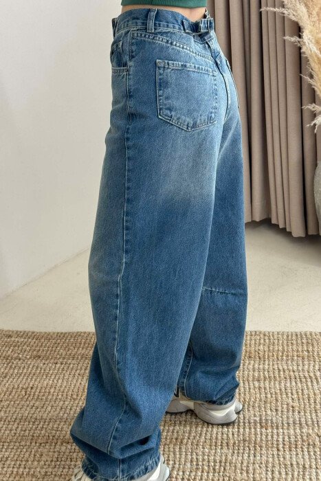 BOYFRIEND STYLE WOMAN JEANS BLUE/BLU - 4