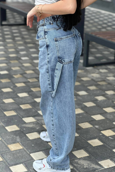 BOYFRIEND STYLE WOMAN JEANS LIGHTBLUE/BZ - 5