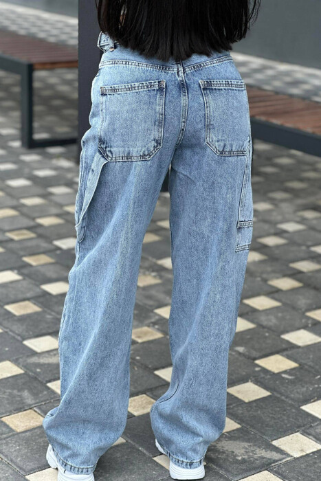 BOYFRIEND STYLE WOMAN JEANS LIGHTBLUE/BZ - 7
