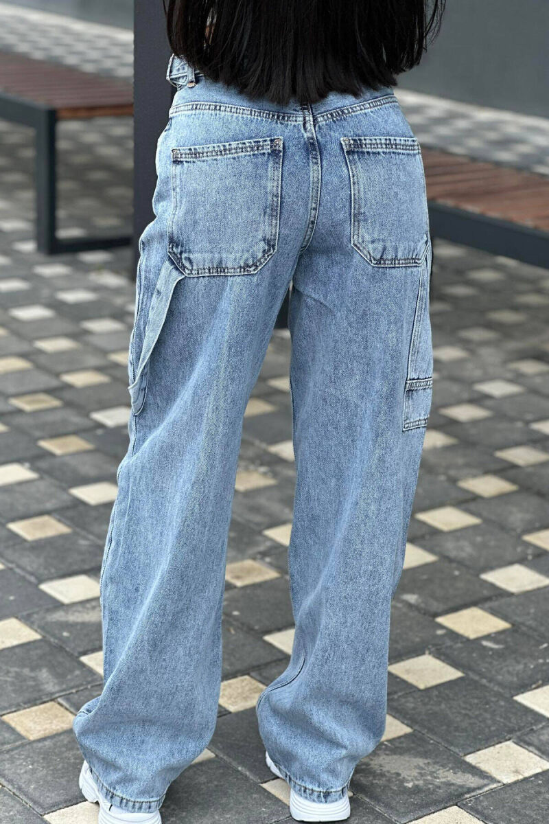 BOYFRIEND STYLE WOMAN JEANS LIGHTBLUE/BZ - 7
