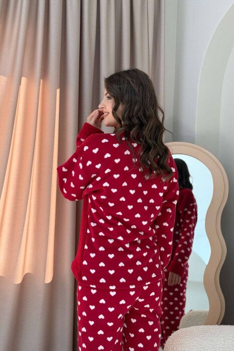 BUNNY IMAGE WOMEN PYJAMAS BURGUNDY/VISHNJE - 4