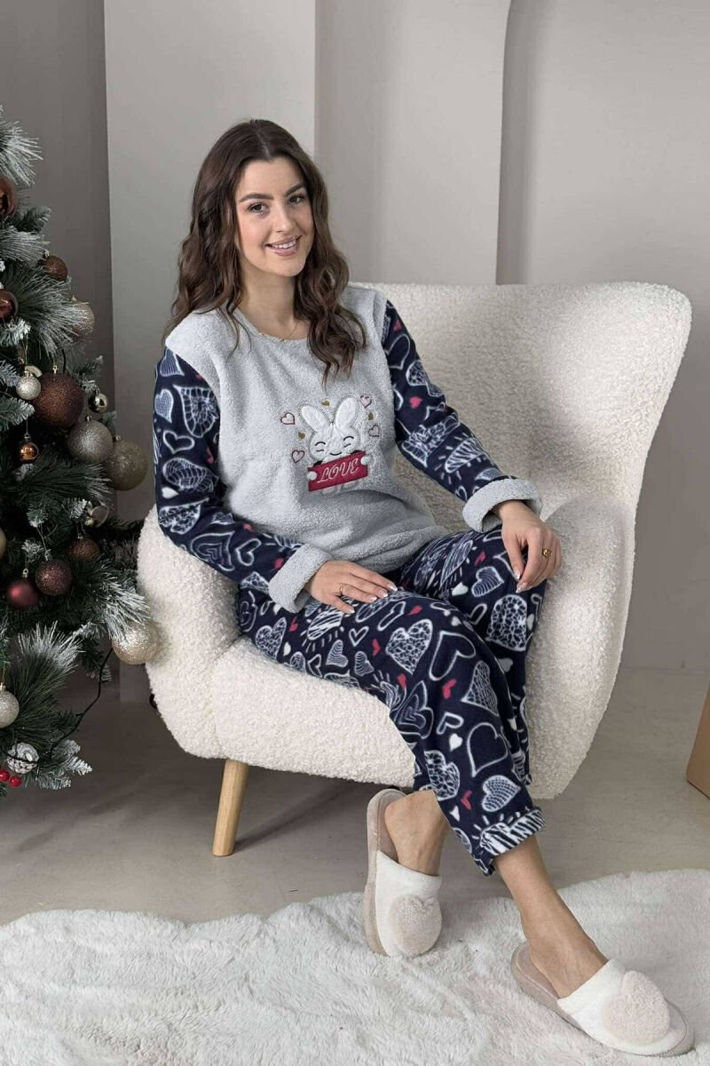 BUNNY IMAGE WOMEN PYJAMAS GREY/GRI - 2
