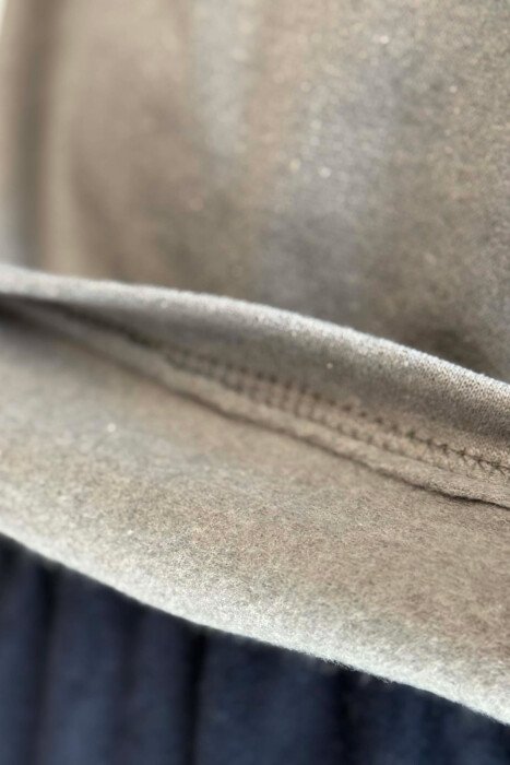 BUTTONED NECK SWEATSHIRT+SWEATPANTS MEN PYJAMAS GREY/GRI - 4