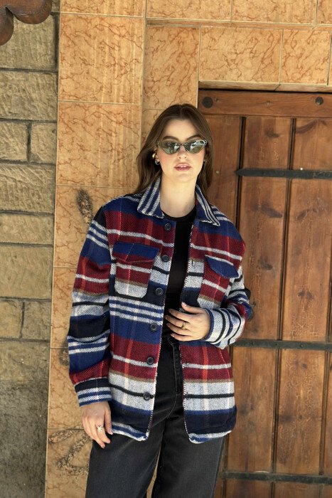BUTTONED POCKETS DETAILS WOMEN JACKET MULTIPLE/SHNGJ - 1