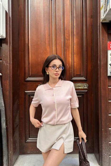 T-SHIRT ME KOPSA PER FEMRA NE NGJYRE BABY PINK 