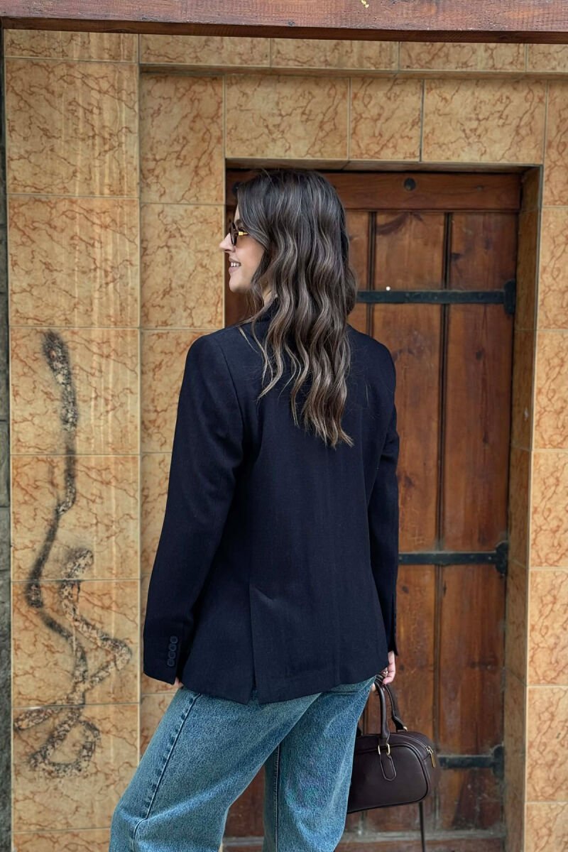 CLASSIC SIMPLE WOMEN JACKET BLACK/ E ZEZE - 2