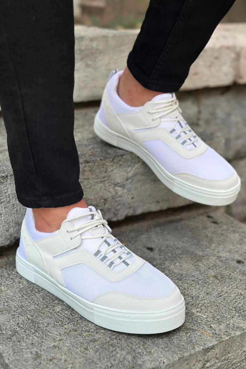 CLASSIC TRAINER MEN SNEAKERS WHITE-E BARDHE - 1
