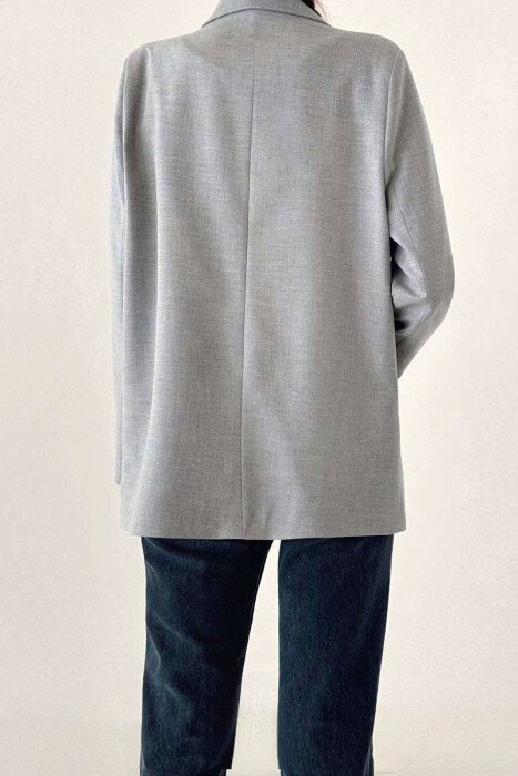 ONE COLOR CLASSIC WOMEN JACKET LIGHT GREY/GZ - 7