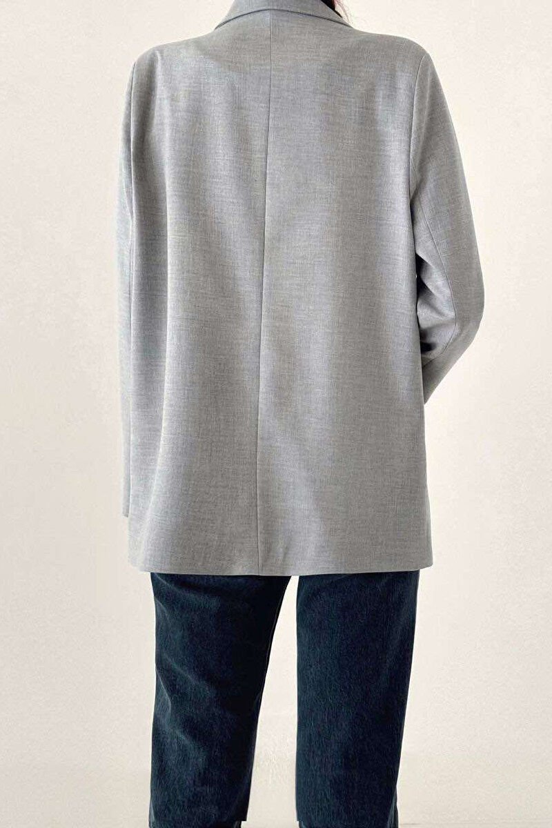 ONE COLOR CLASSIC WOMEN JACKET LIGHT GREY/GZ - 7
