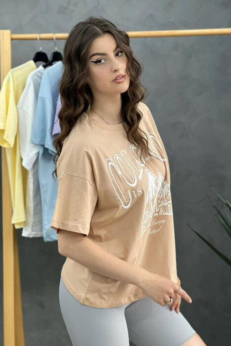 COLORADO WOMEN T-SHIRT BEIGE/BEZHE - 3