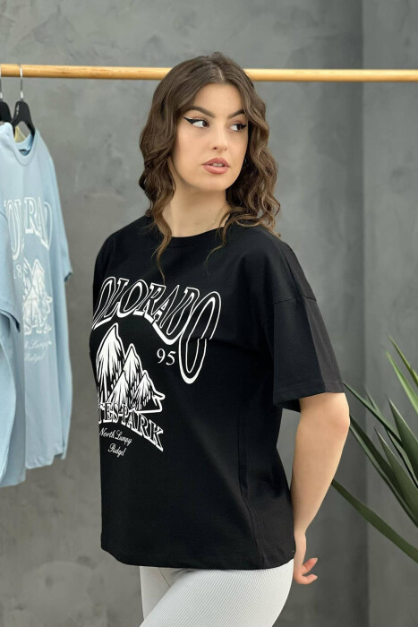 COLORADO WOMEN T-SHIRT BLACK/ E ZEZE - 2