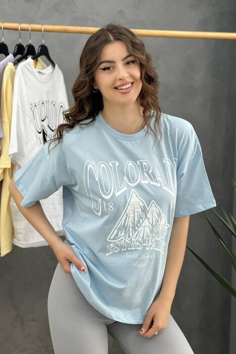 COLORADO WOMEN T-SHIRT LIGHTBLUE/BZ - 1