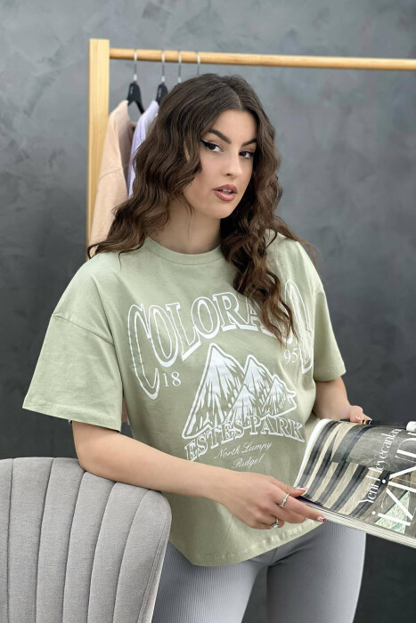COLORADO WOMEN T-SHIRT MINT/MENTE - 4