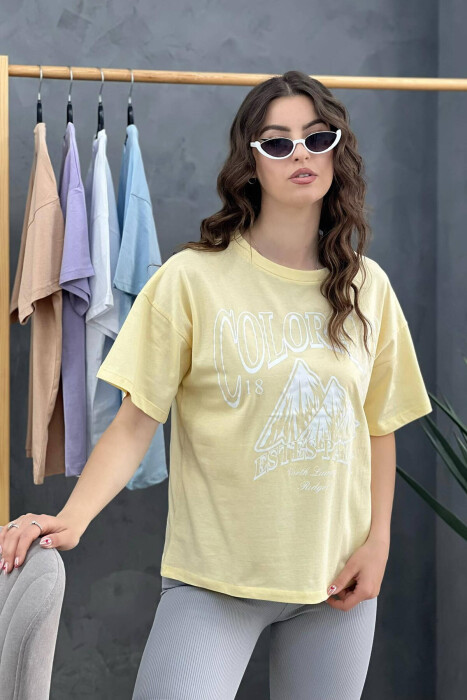 COLORADO WOMEN T-SHIRT YELLOW/E VERDHE - 3