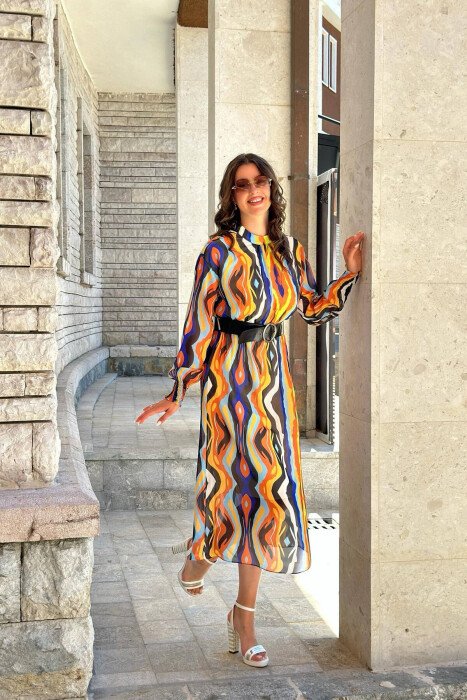 COLORFUL WOMAN DRESS MULTIPLE/SHNGJ - 2