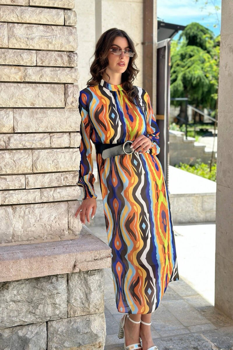 COLORFUL WOMAN DRESS MULTIPLE/SHNGJ - 3