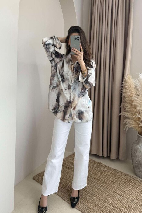 COLORFUL WOMAN SHIRT MULTIPLE/SHNGJ - 4
