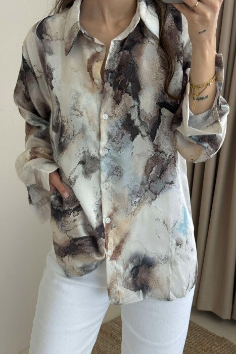 COLORFUL WOMAN SHIRT MULTIPLE/SHNGJ - 7