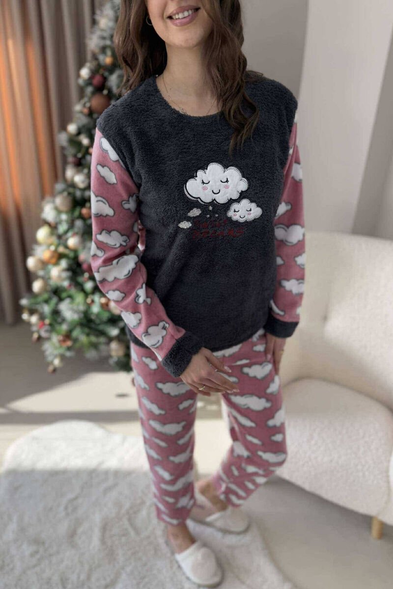 CLOUD IMAGES WOMEN PYJAMAS DARK GREY/GEE - 1