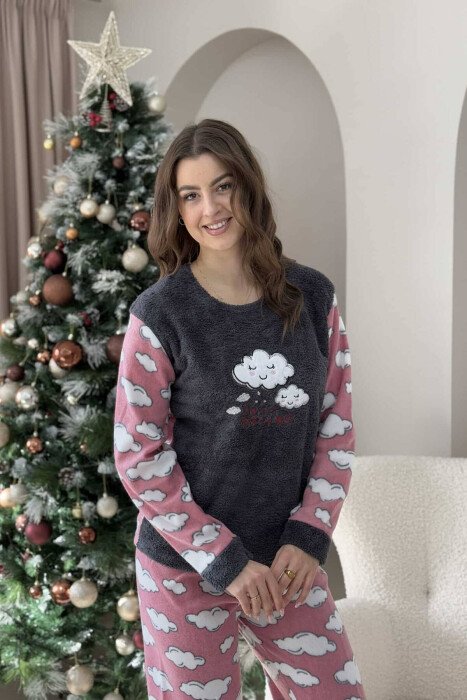 CLOUD IMAGES WOMEN PYJAMAS DARK GREY/GEE - 5