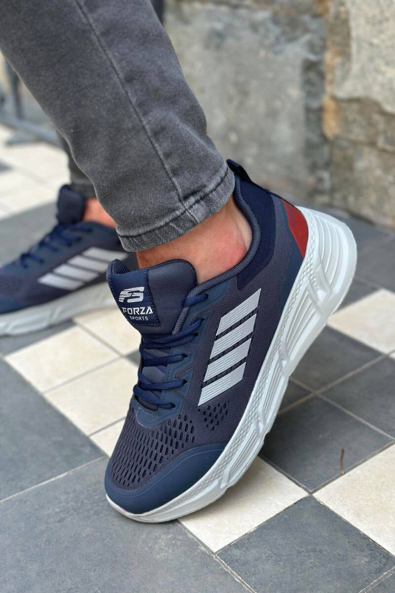 COMFORT RUNNING MEN SNEAKERS GREY-BLUE/ GRBL - 2